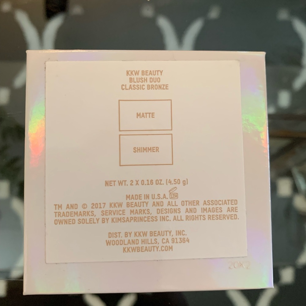 KKW Beauty Blush Duo - Matte and Shimmer Bronze